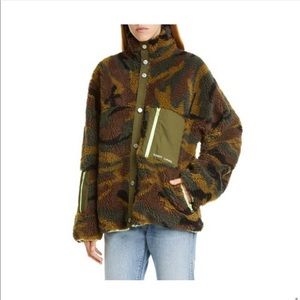 Sandy Liang Camo Fleece Jacket